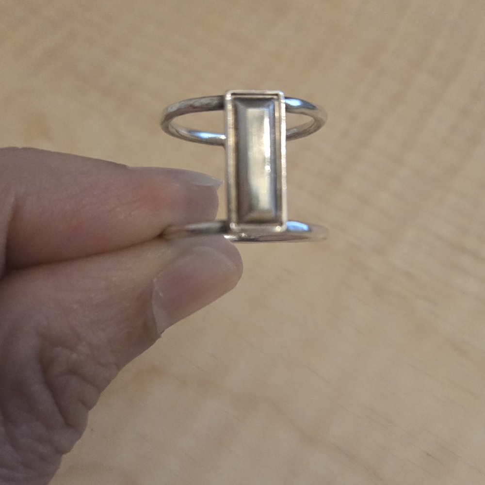 Silpada Silver Double Band Ring